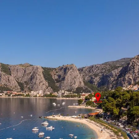 Sea View Beachfront Maslina Lägenhet Omiš